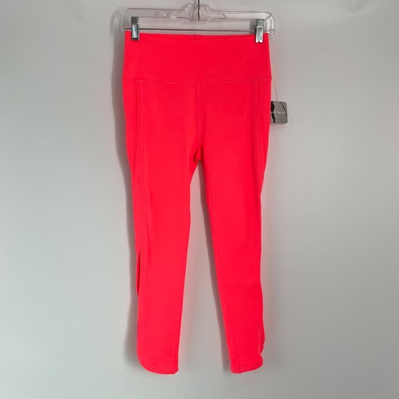 NWT Free People Movement High Rise Infinity Legging Small Neon Coral - Picture 2 of 11